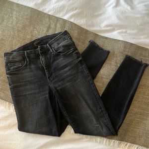 Mother jeans - High Waisted Looker Ankle Fray
